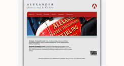 Desktop Screenshot of alexanderstirling.co.uk