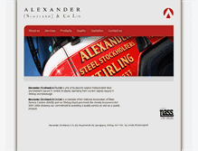 Tablet Screenshot of alexanderstirling.co.uk